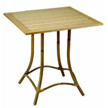 Outdoor Real Chinese Ash Wood Square Wooden Table Furniture